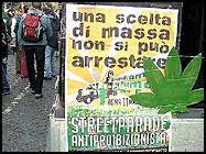 Roma, 11 marzo 2006 - Street Parade, Manifestazione Antiproibizionista